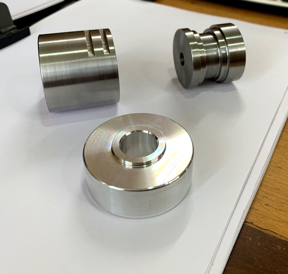 Precision hubs bushings mirror finish CNC India