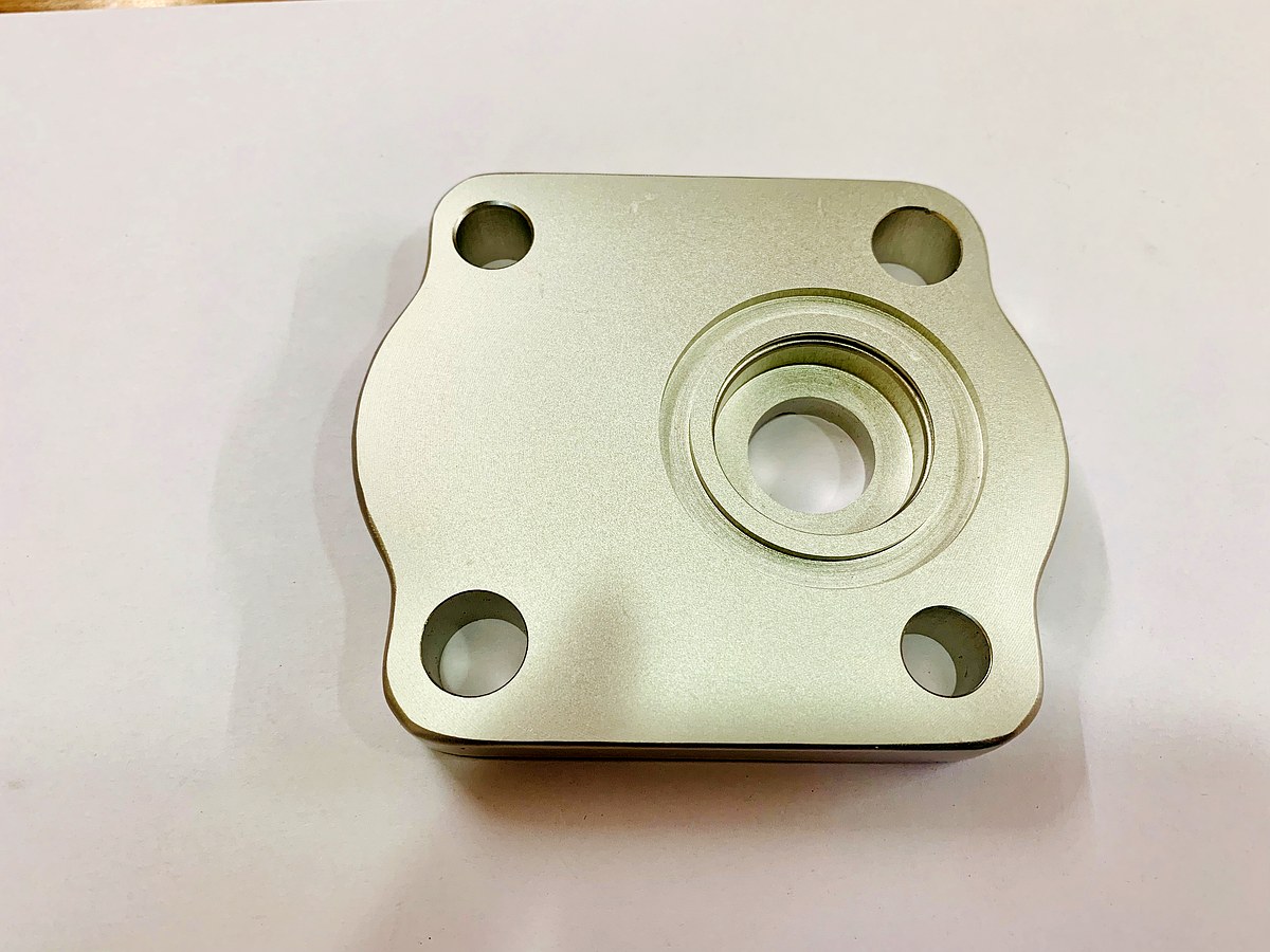 Aluminium pump housing CNC milled India